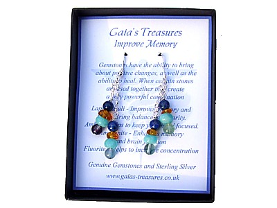 Gaia's Treasures - Improve Memory Earrings